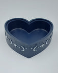 Blue Moon Heart Trinket Box