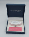 Inspirations Rose Quartz & Stainless Bead Bracelet 8mm