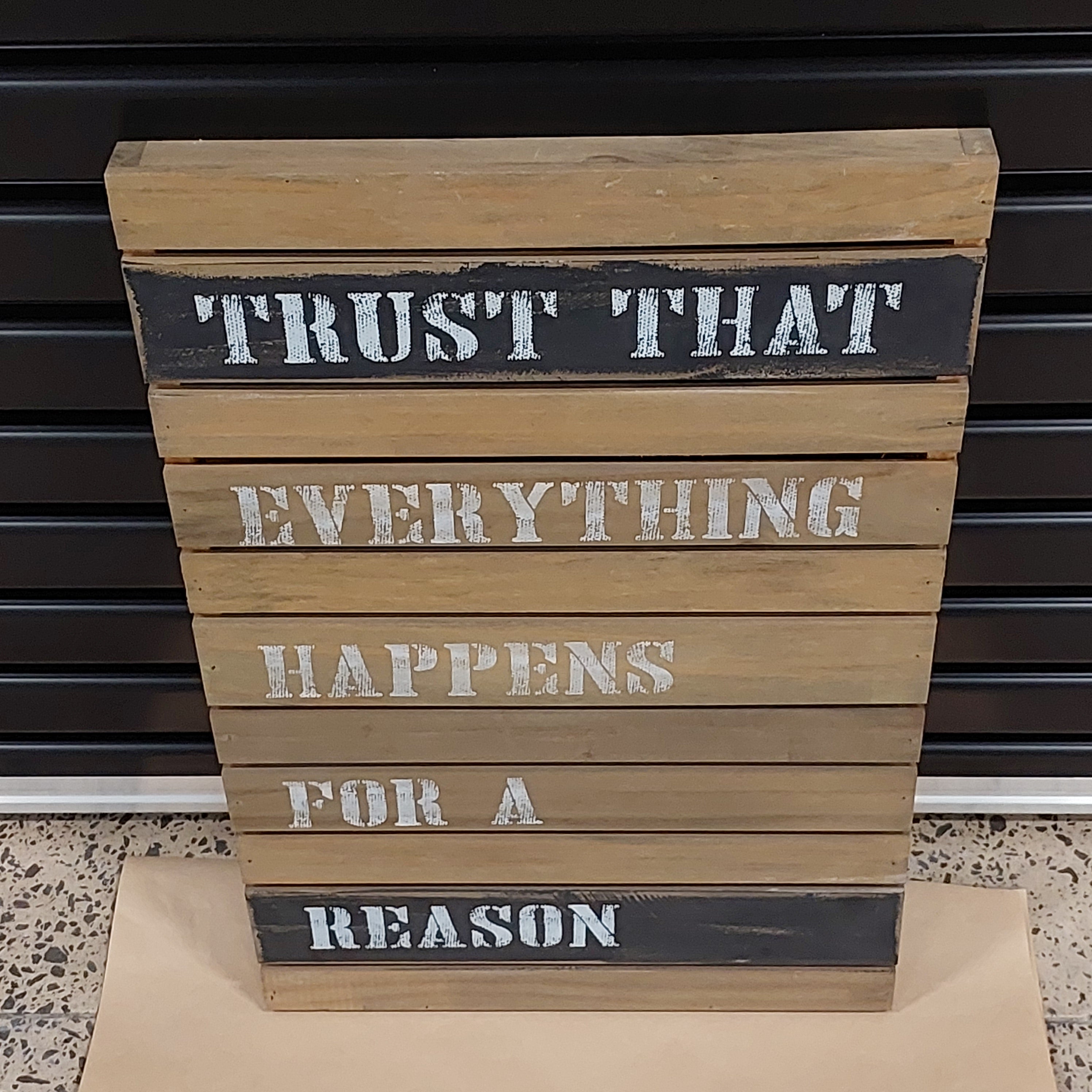 CRATE WALL HANGING-REASON