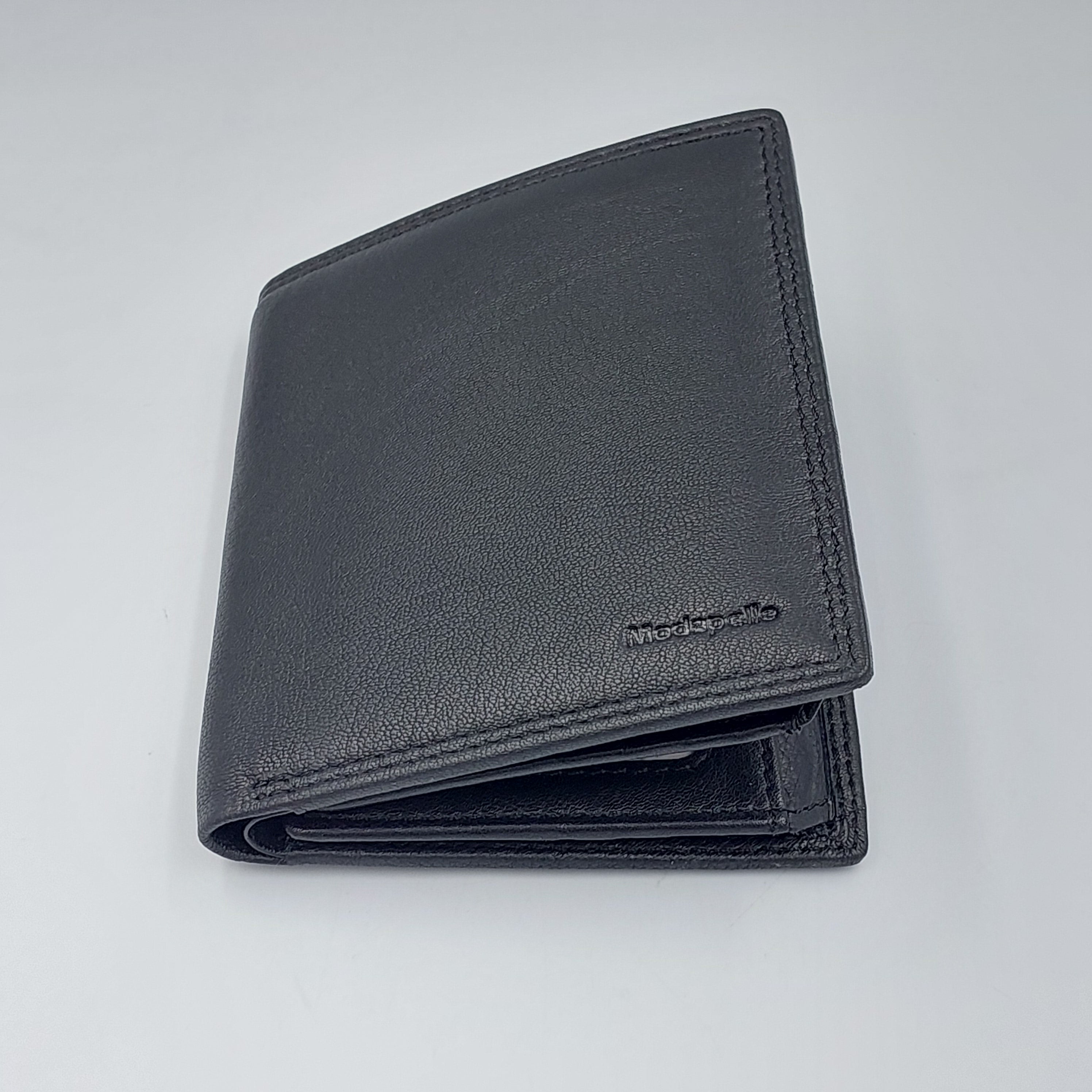 RFID Mens Leather Wallet - BLACK - Success Gifts