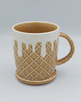 Waffle Mug & Coaster Set