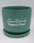 Emotional Support planter with tray - Success Gifts