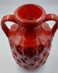 Red vase with handles - Success Gifts
