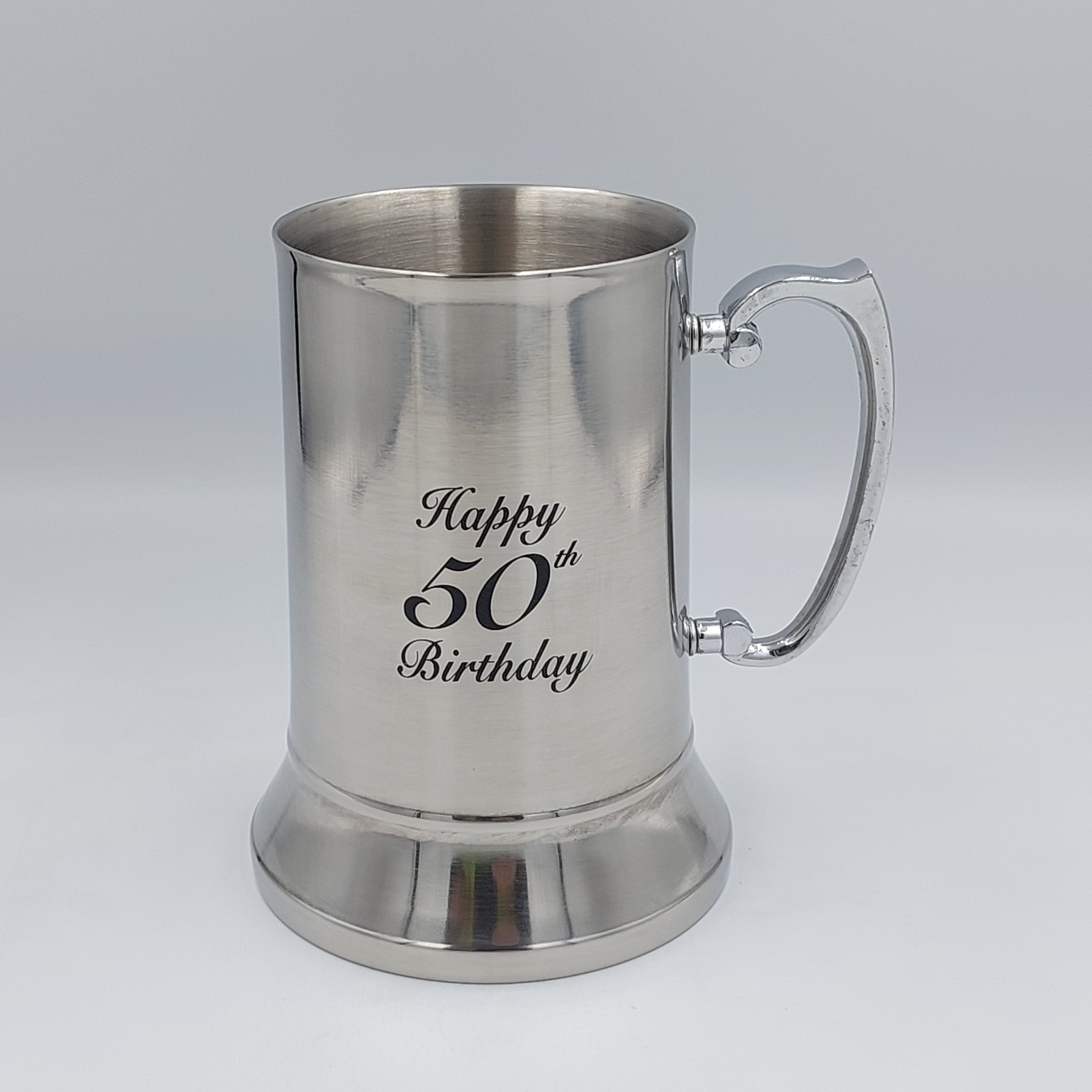 18OZ BEER MUG HAPPY 50TH - Success Gifts