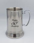 18OZ BEER MUG HAPPY 50TH - Success Gifts