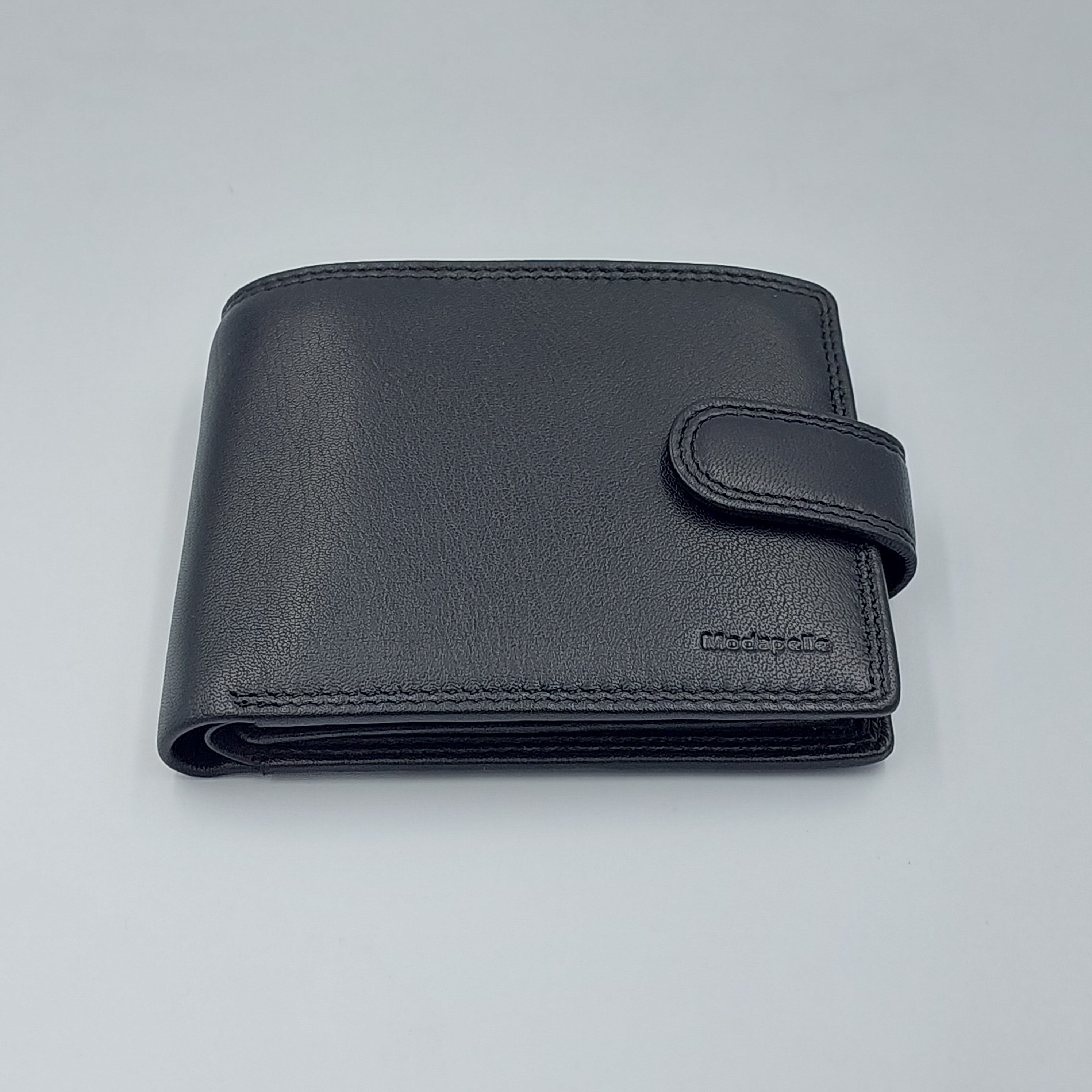 RFID Mens Leather Wallet - BLACK - Success Gifts