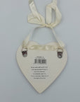 Newly Weds Hanging Heart Plaque Amore - Success Gifts
