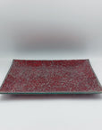 Red Mosaic Plate 30x30cm