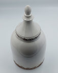 White Ceramic Urn w/Lid - Success Gifts
