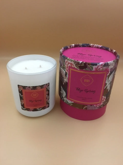 Tokyo Spring 400g Soy Candle | Success Gifts | Online Store &amp; Mountain Gate VIC