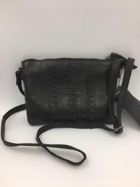 Vintage Leather Cross Body Bag