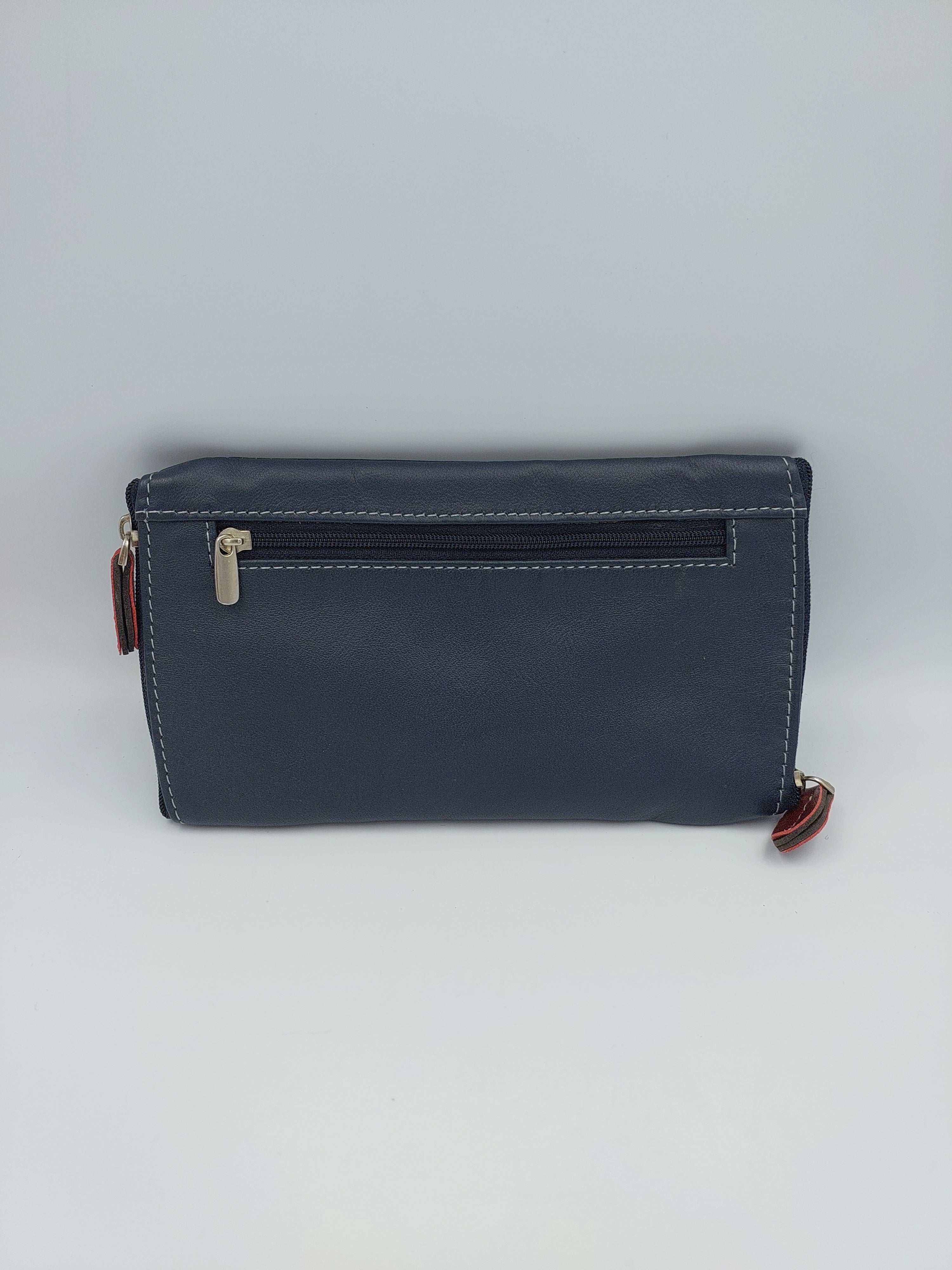 Leather Glasses Case Blue