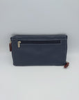 Leather Glasses Case Blue