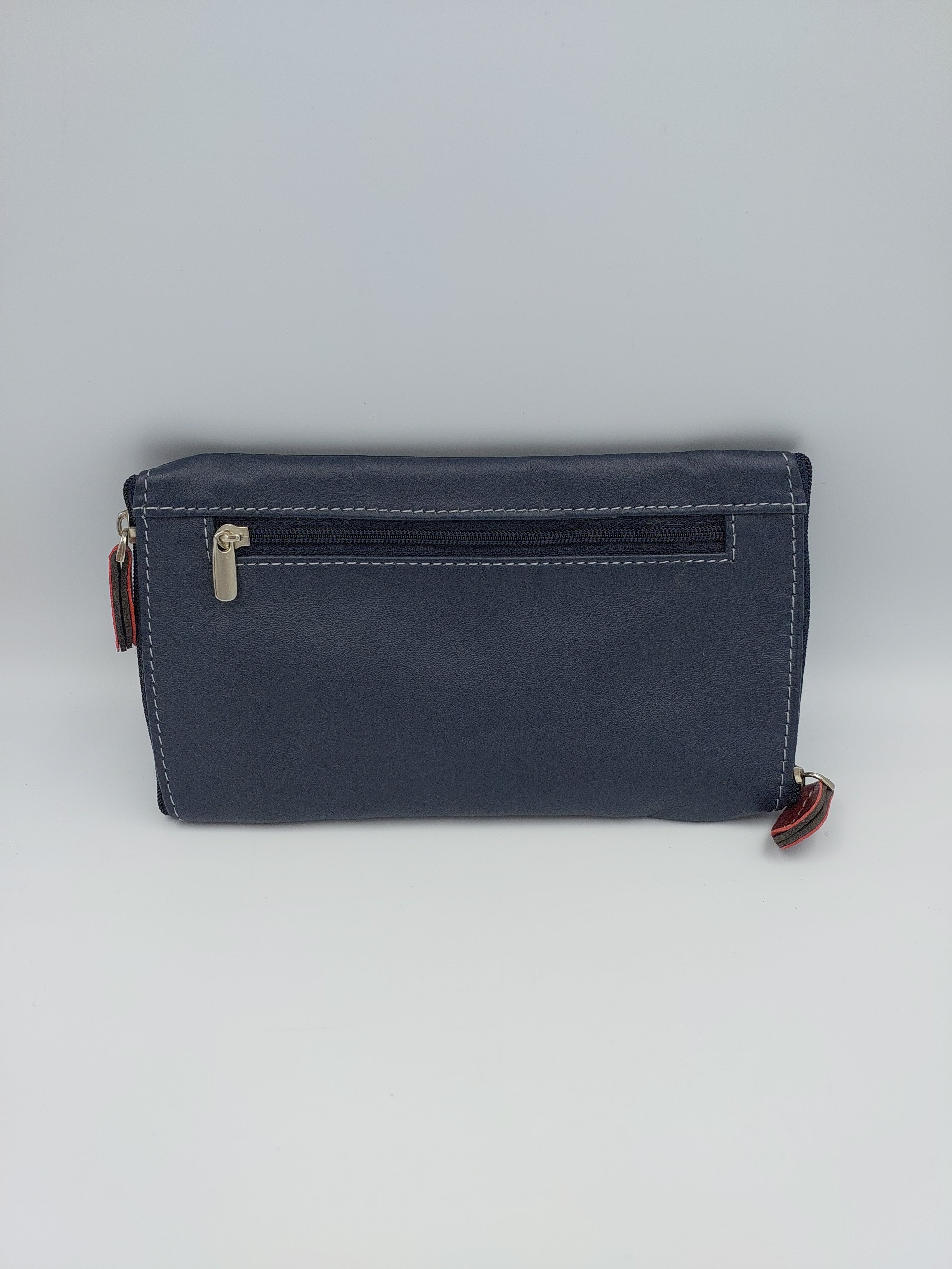 Leather Glasses Case Blue