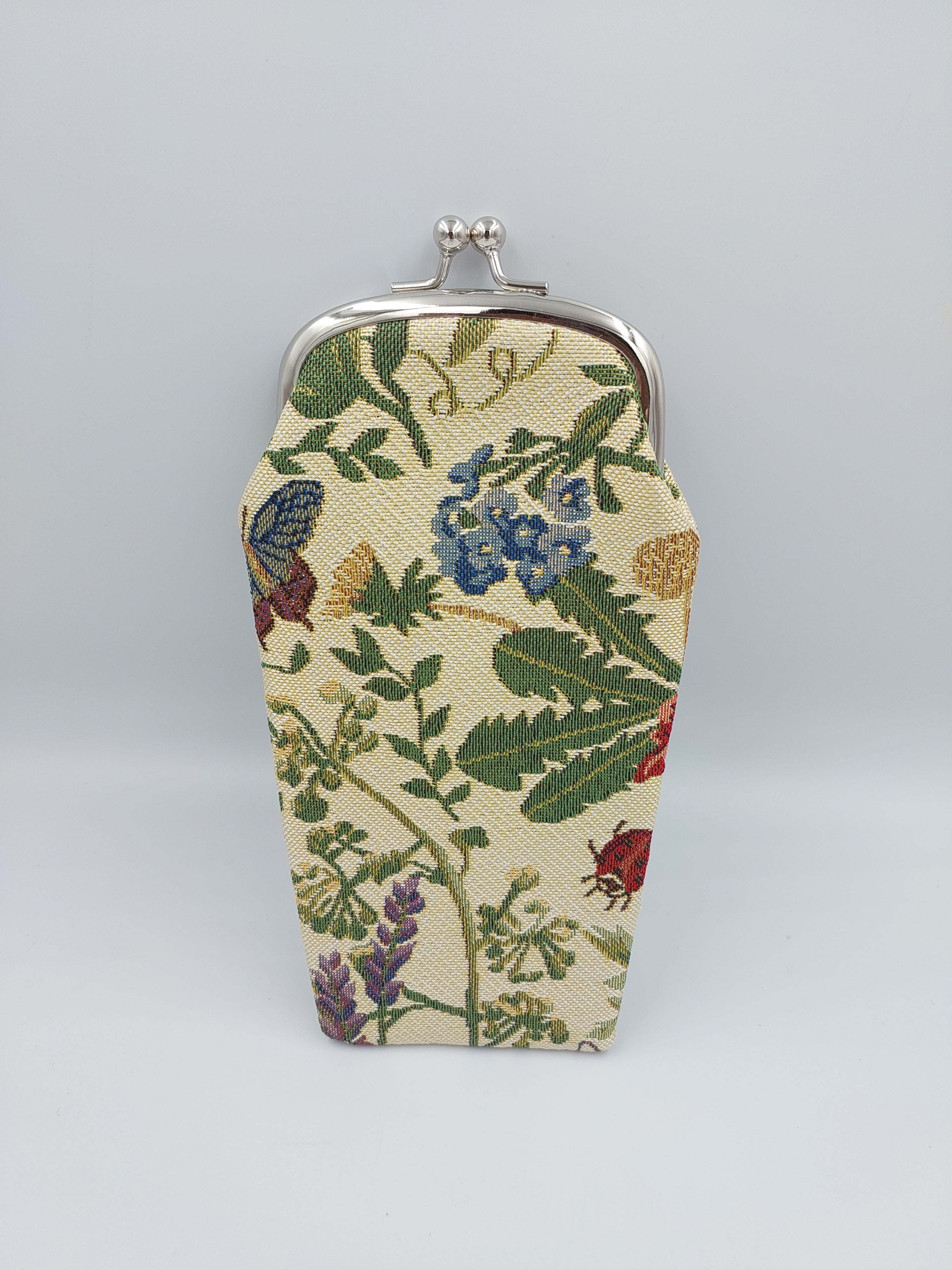 Tapestry Glasses Case Morning Garden