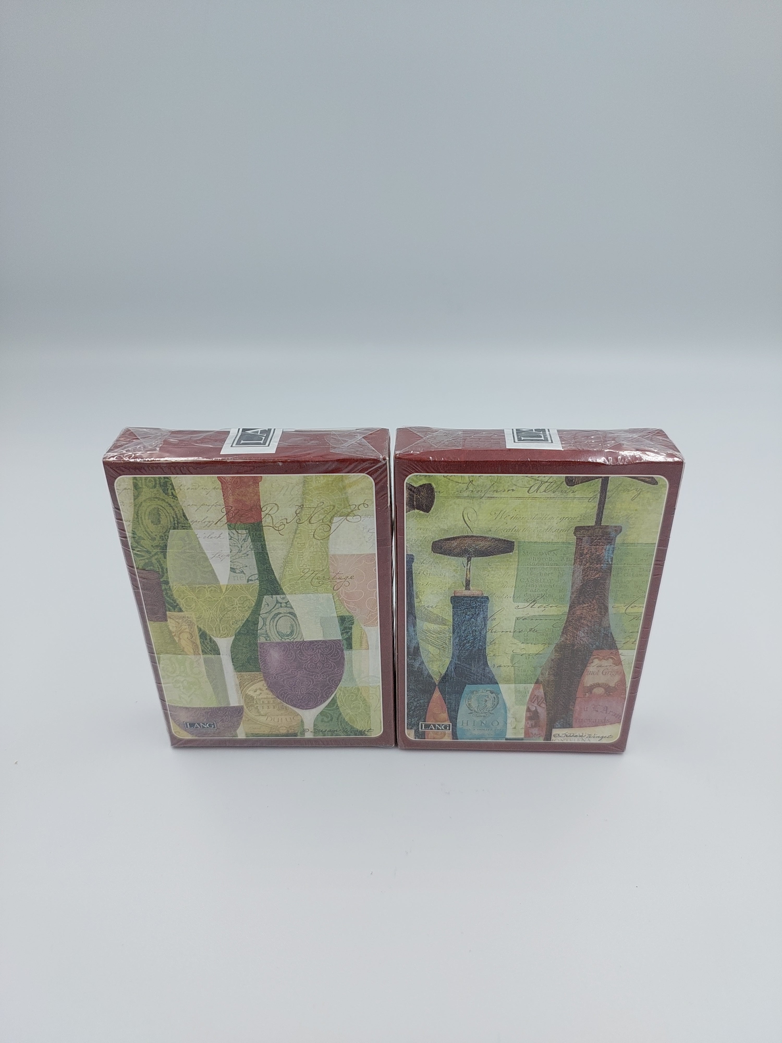 Playing Cards Bottles &amp; Glasses