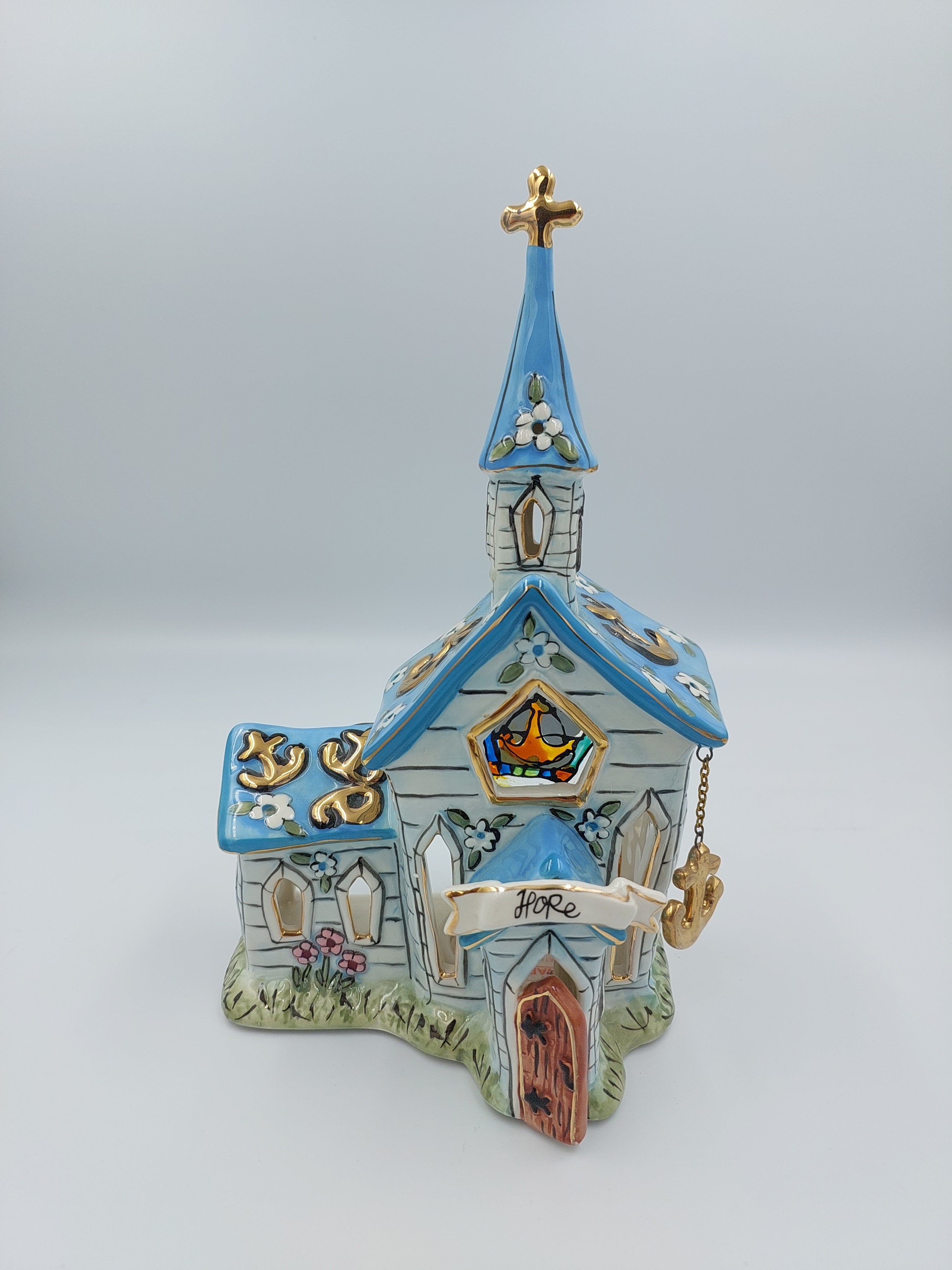 Hope Candle Church Tealight Holder