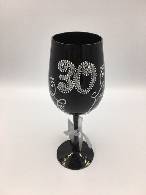 30TH BIRTHDAY WINE GLASS