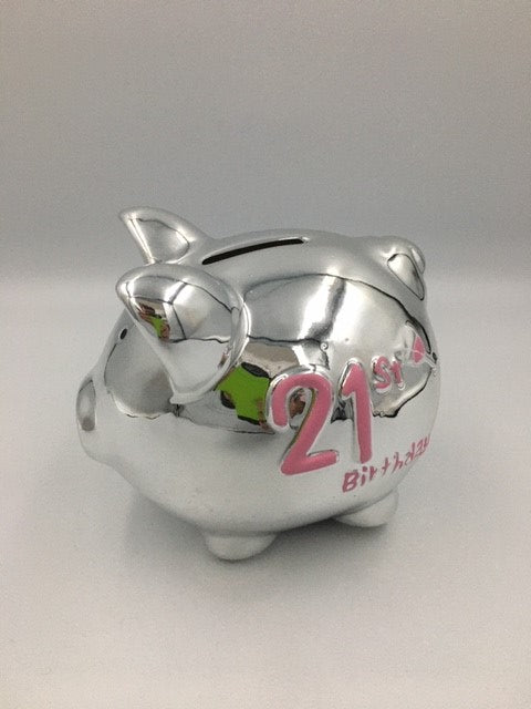 21ST Birthday Piggybank