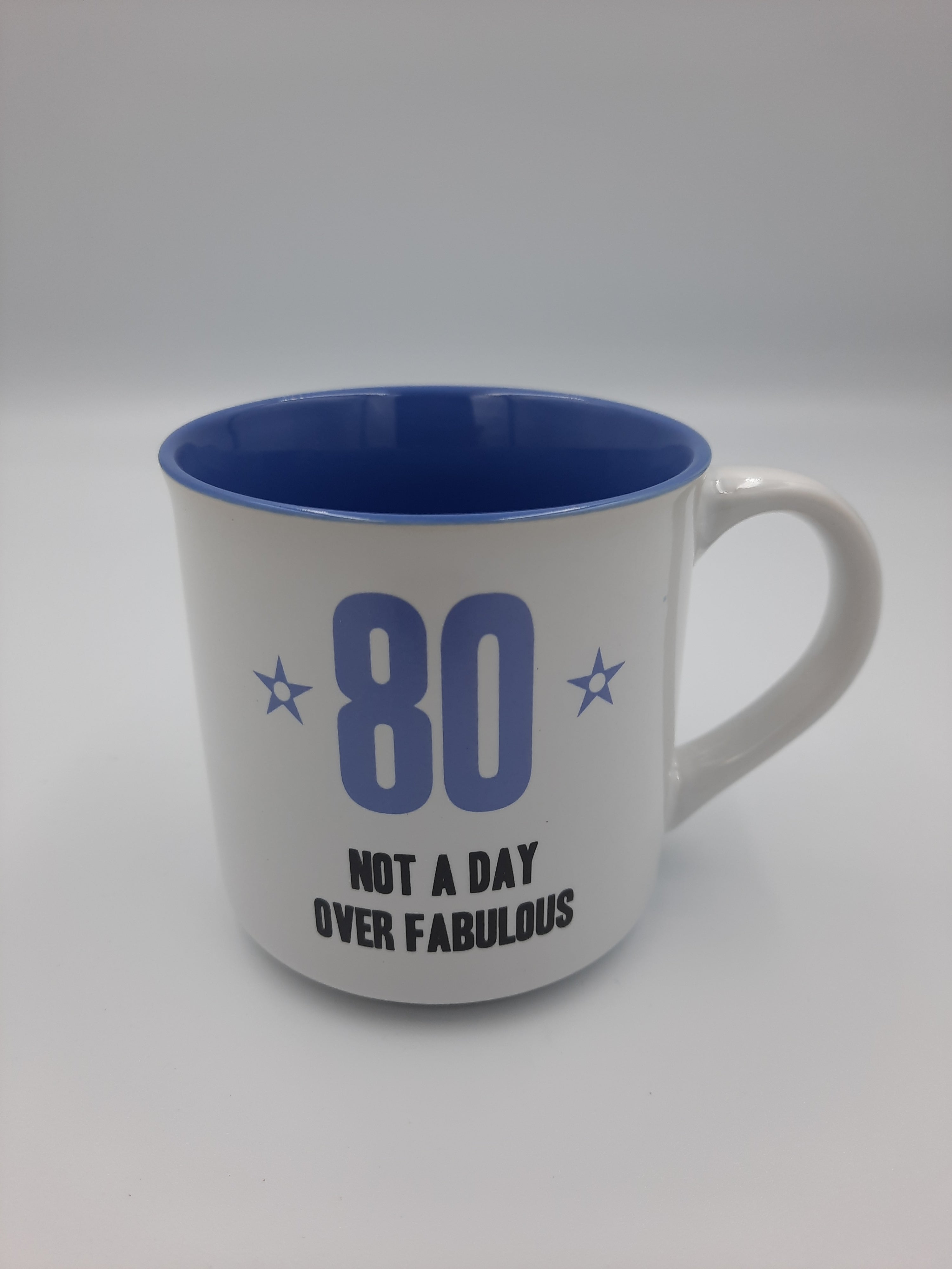 80 NOT A DAY OVER MUG