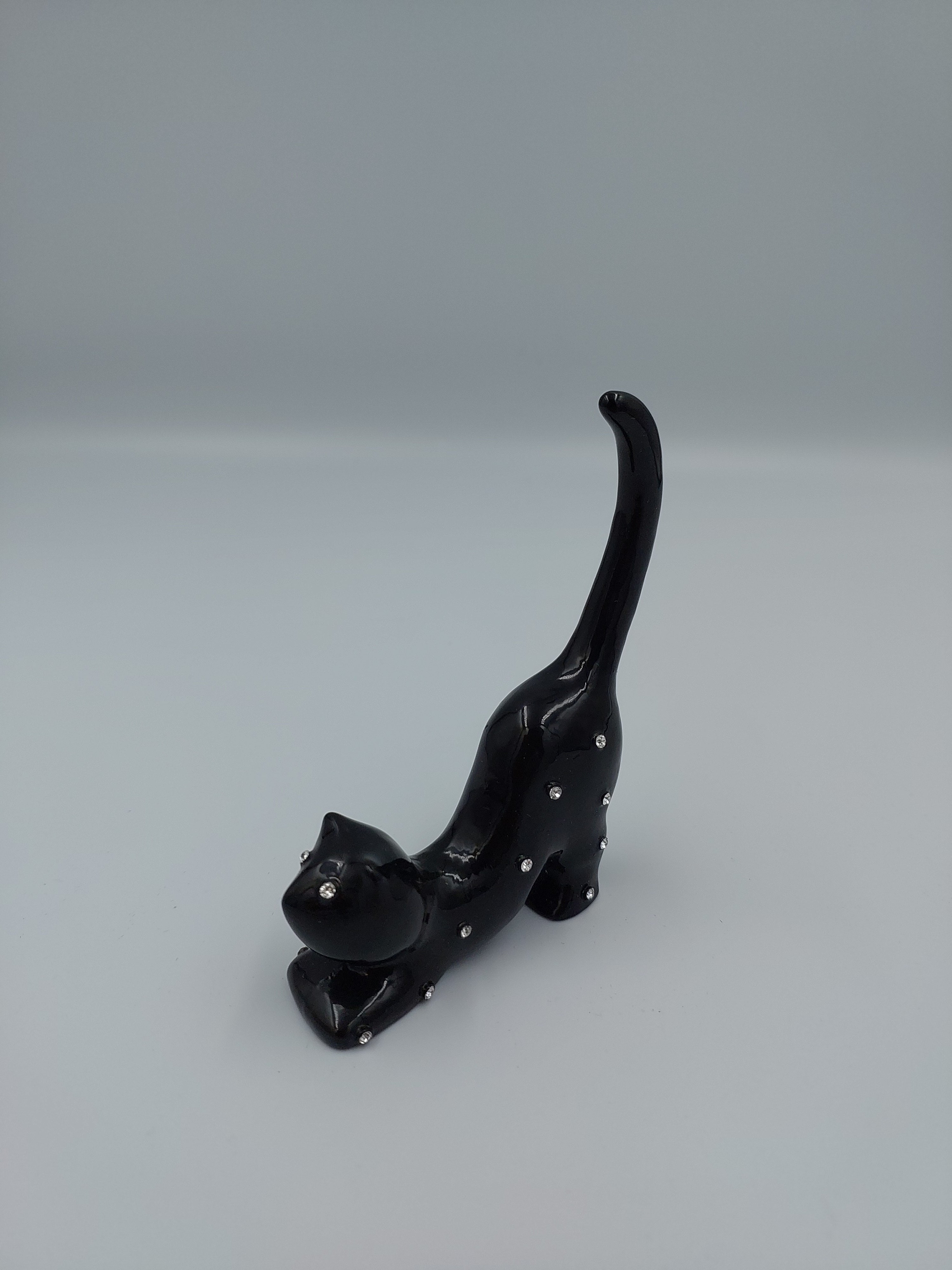 Cat Ring Holder Black