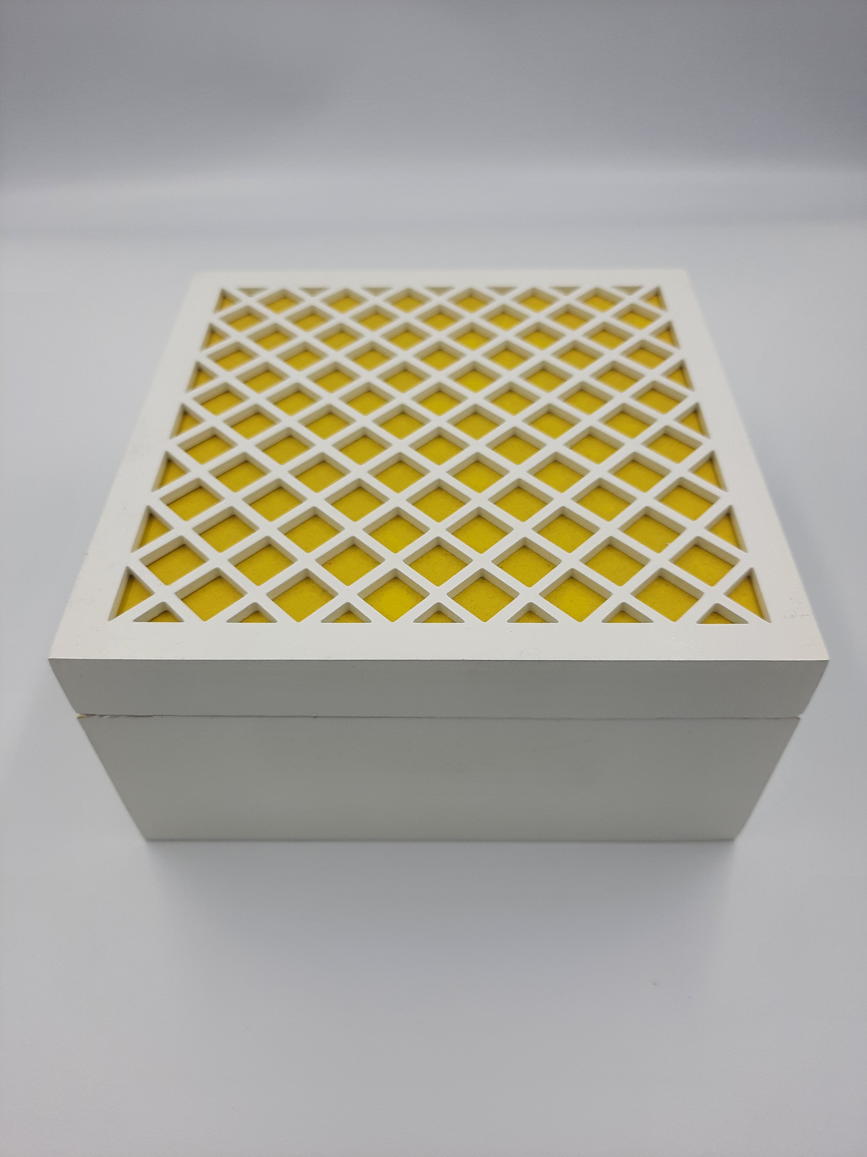 Diamond Box Yellow Large